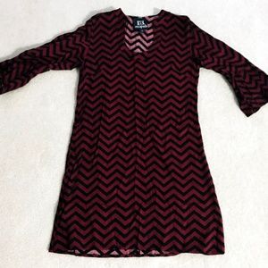 Escapada 3/4 Sleeve Charleston Tunic Dress - Small